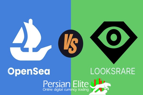 تفاوت LooksRare و  OpenSea 