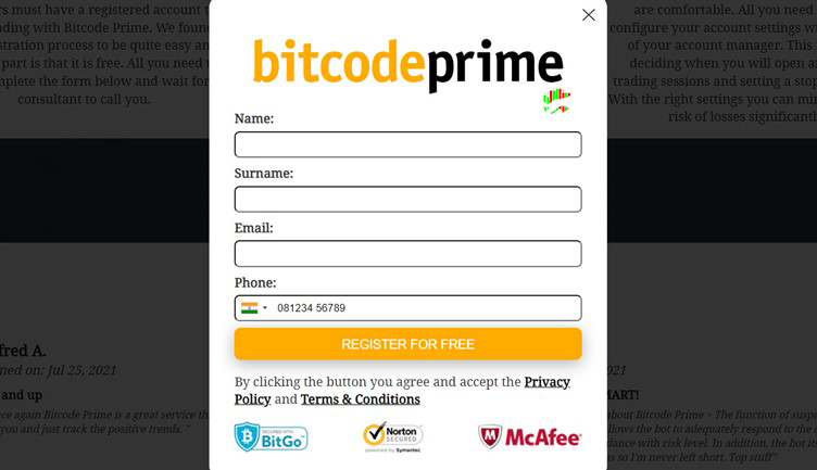 تصویر Bitcode Primeاز هوش مصنوعی و یادگیری ماشین برای یافتن و اجرای معاملات استفاده می کند. 